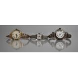 A Collection of Three Early/Mid 20th Century Ladies Wrist Watches to include a 9ct Gold Cased