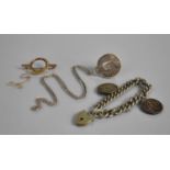 A Collection of Various 19th Century and Later Jewellery to include a 9ct Gold Sovereign Mount