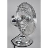 A Vintage Style Table Fan, Requires Nut to Central Bolt