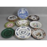 A Collection of Various Late 19th and 20th Century Plates to comprise Leaf Plates, Imari Examples,