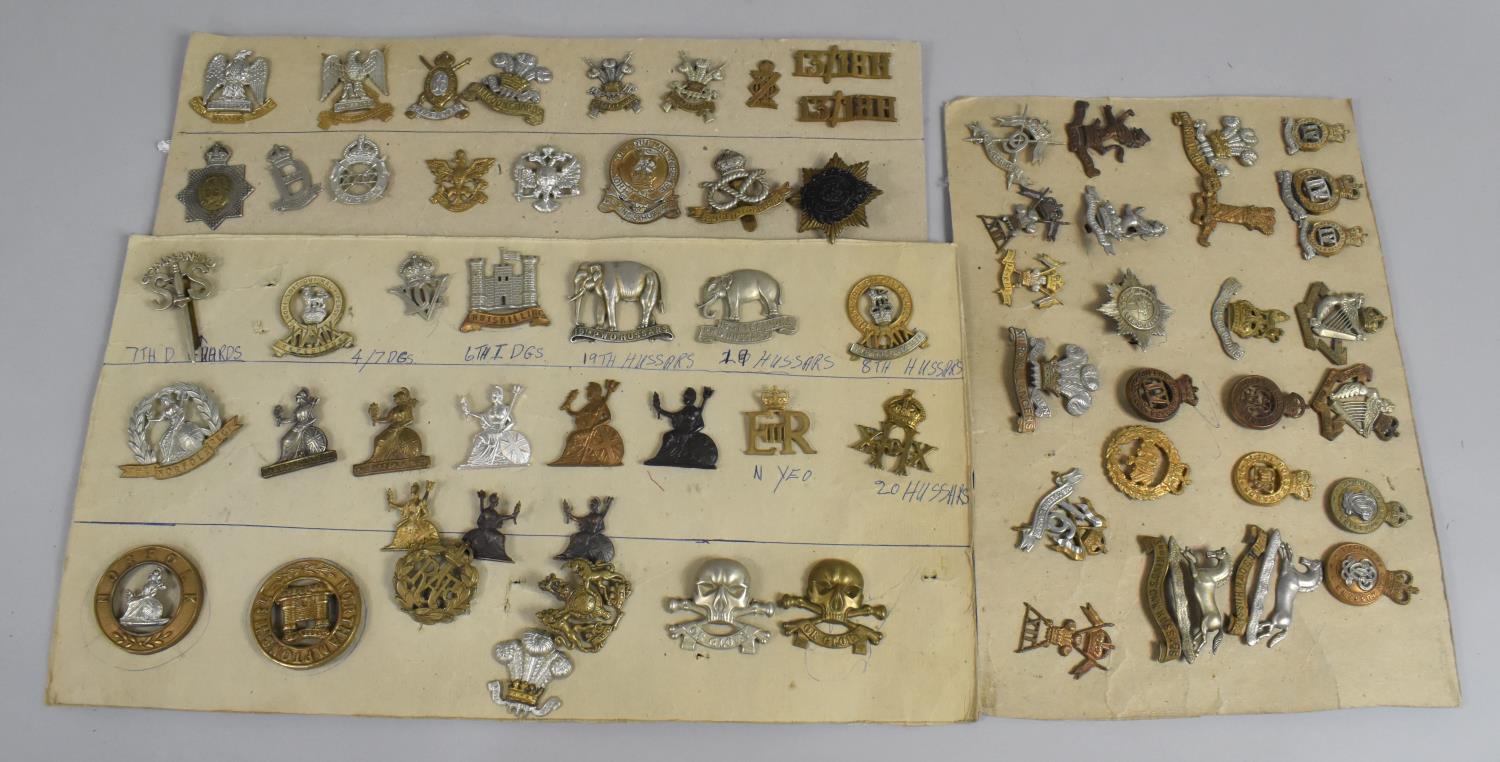 A Large Collection of Regimental Military Badges