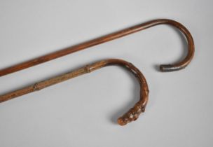 A Pair of Edwardian Schoolmaster's Canes