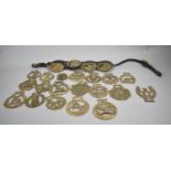 A Collection of Reproduction Horse Brass, Straps etc