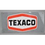 A Late 20th Century Advertising Sign for Texaco, 61x30cm