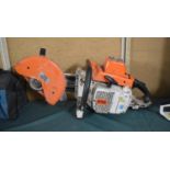 A Stihl T510 Cut off Concrete Saw