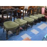 A Set of Six Edwardian Salon Chairs