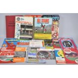 A Collection of Manchester United, Everton, Aston Villa and Other Football Programmes Together