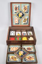 A Late 19th/Early 20th Century French Game of Nain Jaune or Yellow Dwarf, with Printed Trays,