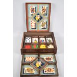 A Late 19th/Early 20th Century French Game of Nain Jaune or Yellow Dwarf, with Printed Trays,