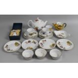 A Collection of Various Royal Worcester Ceramics to comprise Teapot, Cups, Saucers, Side Plates