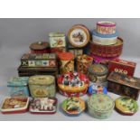 A Large Collection of Various Tins Etc