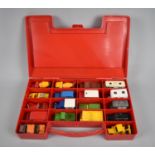 A Matchbox Carry Case Containing Diecast Toys