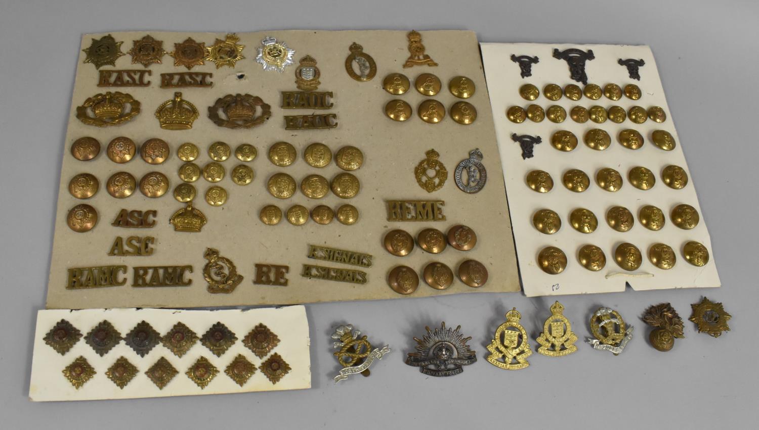 A Large Collection of Regimental Military Buttons and Badges - Image 2 of 2