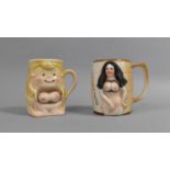 Two Novelty Risque Mugs