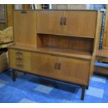 A G Plan Sideboard with Drawers and Cupboard Base, Shelved Cabinet and Raised Shelved Cupboard,