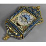 A Reproduction French Style Wall Clock with Battery Movement, 85cm high