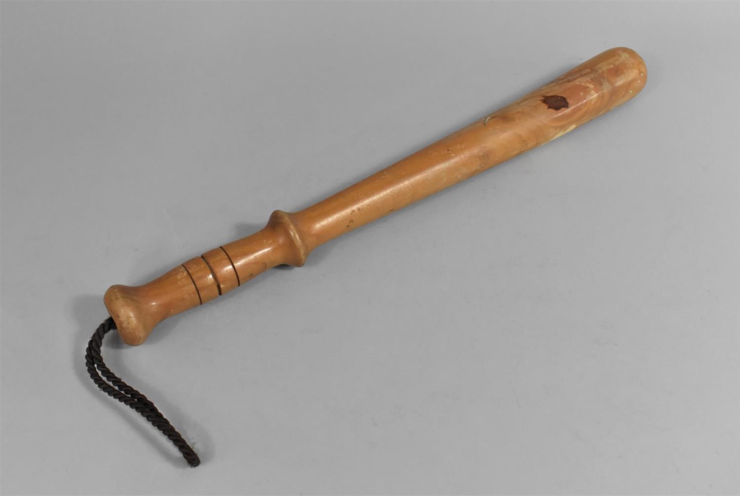 A 20th Century Turned Wooden Truncheon, 44cms Long
