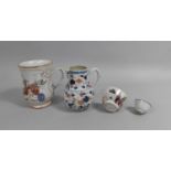 A Collection of Various 18th Century Chinese Porcelain to comprise Export Tankard in the Mandarin