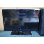 A 21" LG TV with Remote