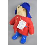 A Paddington Bear Soft Toy by Gabrielle, retailed by Beatties.