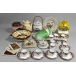 A Collection of Various Ceramics to Comprise Part Set of Floral Imari Trim Coffee Cans and