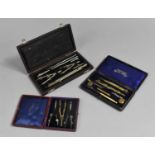 A Collection of Three Vintage Drawing Sets