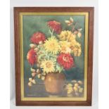 A Framed Victorian Watercolour, Still Life, Flowers, Signed J H Garlick, 29x40cm