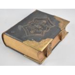 A Vintage Brass Mounted Family Bible, as yet Unwritten with Family details, The National