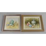 Two Small Framed Still Life Watercolours by Barry Kirk, "Little Things" and "Private Collection",