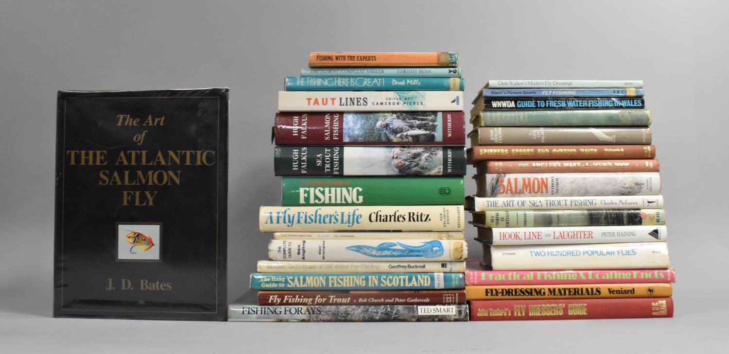 A Collection of Various Vintage and Later Published Books in the Topic of Angling, Salmon, Hugh