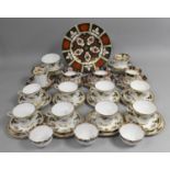 A Collection of Various Teawares to Comprise Part Set, Imari Example, Imari Plate Etc