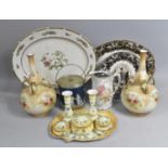 A Collection of Various Early 20th Century and Later Ceramics to Comprise Transfer Printed Meat Dish