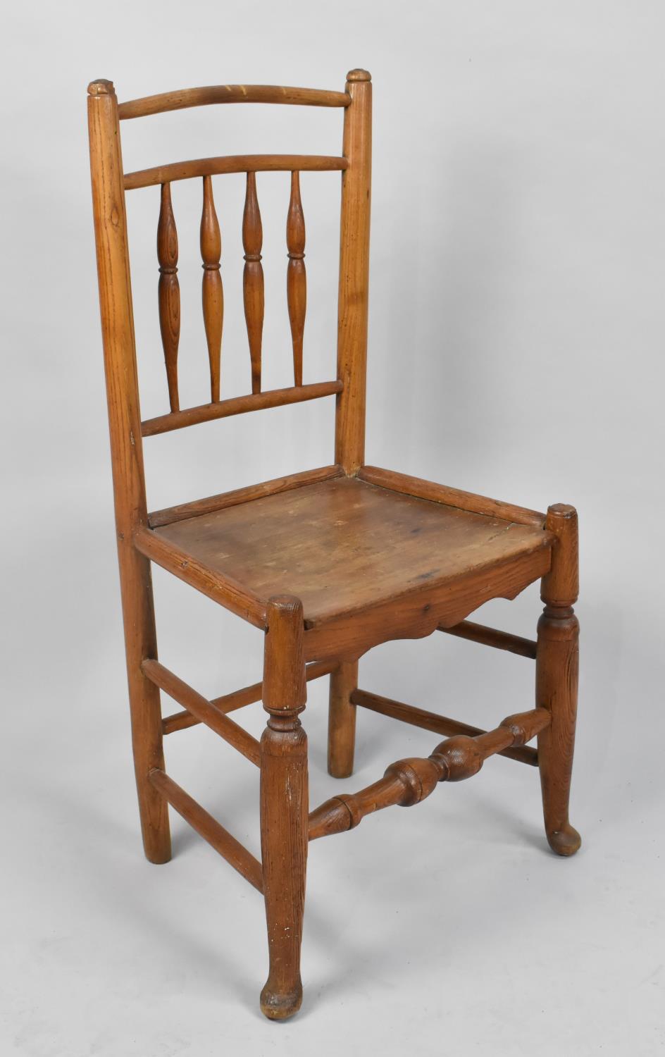 A 19th Century Rustic Spindle Back Chair - Image 2 of 2