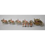 A Britains George VI Coronation Coach with Outriders, 53cms Long