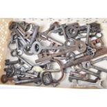 A Collection of Vintage and Later Door and Cabinet Keys