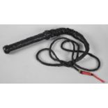 A Continental Leather Bull Whip