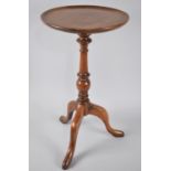 A Small Edwardian Mahogany Wine Table with Circular Top, 28ms Diameter