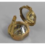 A Reproduction Brass Sine Compass as Made by Hanley of London