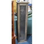 A Vintage Clock Case for an Electric Wall Clock, in Need of Total Restoration and Repair