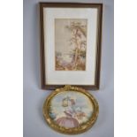 Two Silk Embroidered Pictures