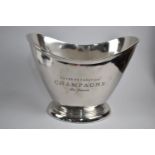 A Large Silver Plated Double Champagne Bucket, 35cms Wide and 26cms High