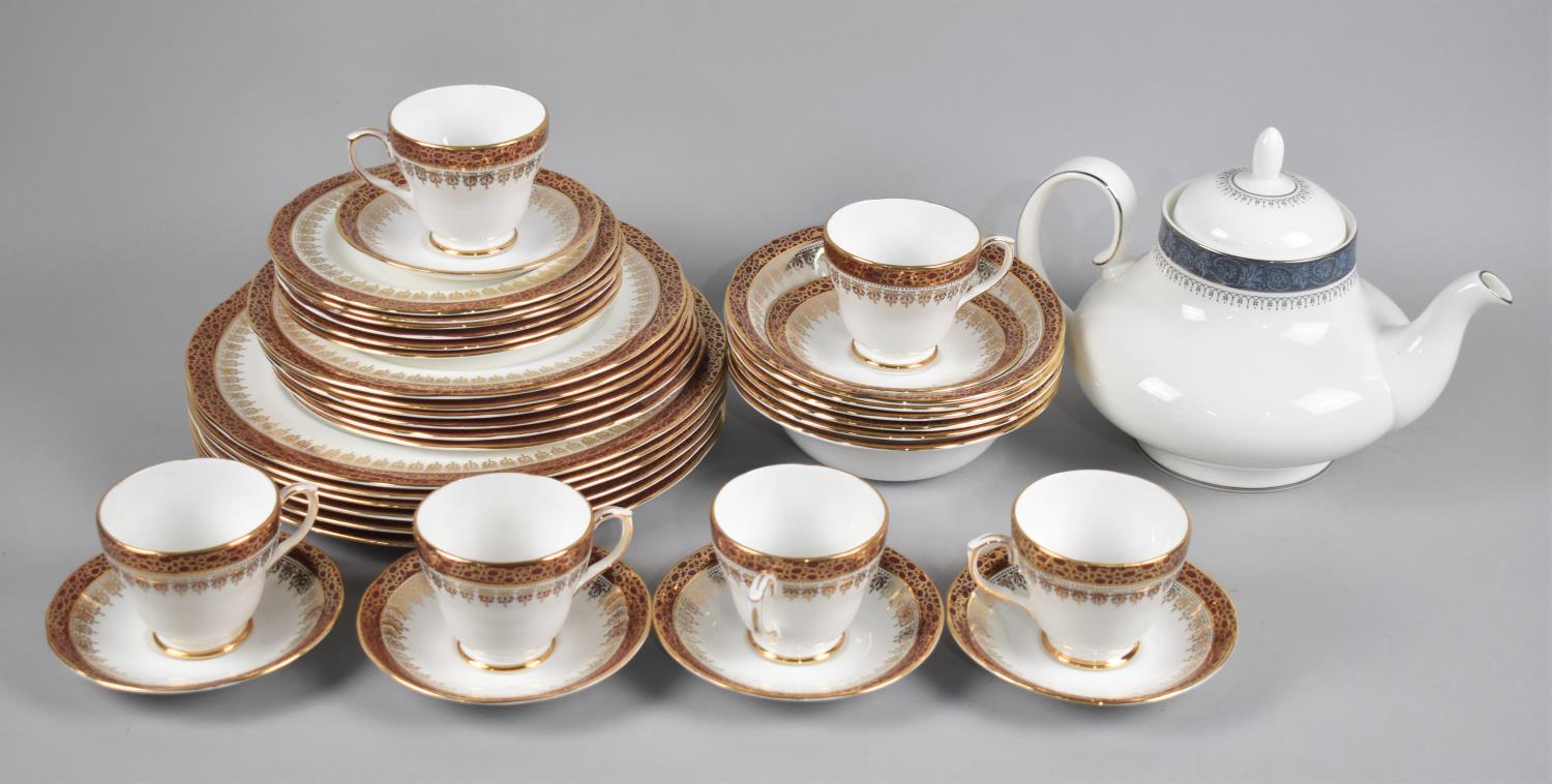 A Duchess Winchester Service to Comprise Cups, Saucers, Dinner Plates, Bowls, Side Plates etc