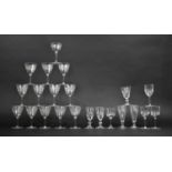 A Collection of Various 19th Century and Later Glass to Comprise Etched Sherries etc