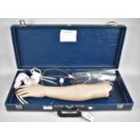 A Vintage Cased Anatomical Teaching Aid by Adam, Rouilly, Arterial Puncture Arm