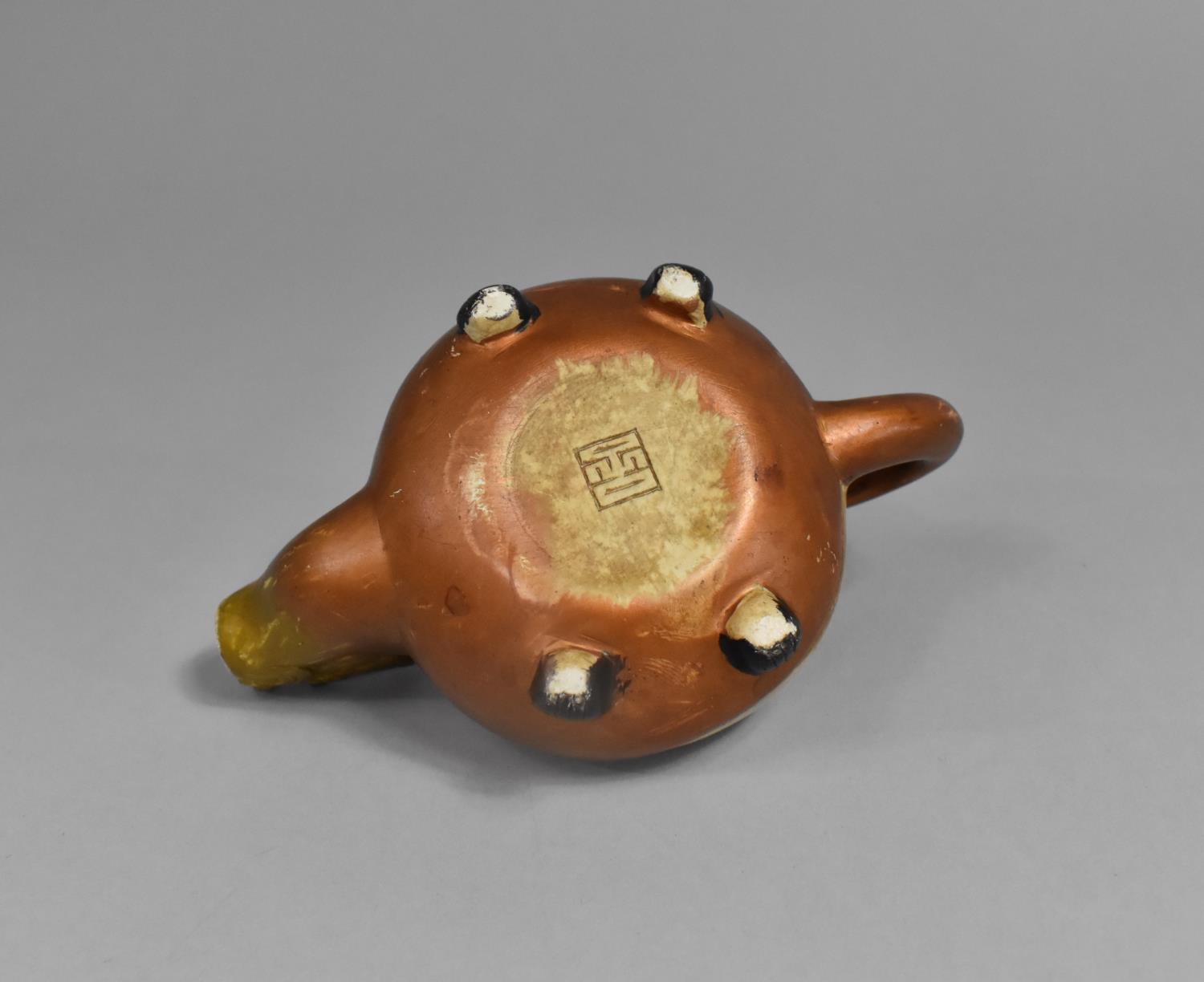 A Chinese Archaic Style Teapot in the Form of a Dragon, 15cm wide - Image 6 of 6