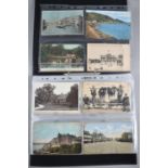 A Ring Binder Containing 112 World Postcards to Include Rome, Venice, Victoria, Scotland, France,