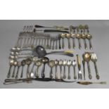 A Collection of Silver Plated and Other Cutlery