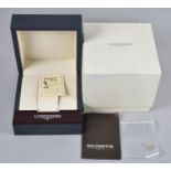 A Box for an 18ct Blt Wte Longines Wrist Watch with Instructions, Sections of Gold Bracelet but no