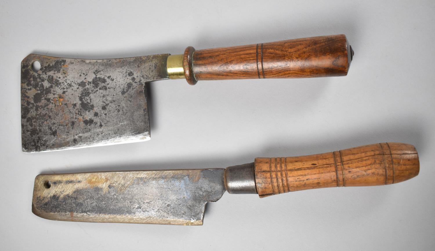 Two Vintage Meat Cleavers