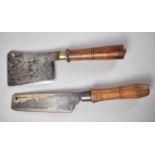 Two Vintage Meat Cleavers